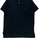 Polo By Ralph Lauren Slim Fit Polo Shirt - XL Black Cotton