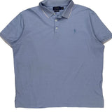 Polo By Ralph Lauren Slim Fit Polo Shirt - XL Blue Cotton