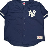 New York Yankees Majestic Mlb Jersey - 2XL Navy Polyester