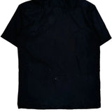 Dickies Short Sleeve Shirt - Medium Black Cotton Blend