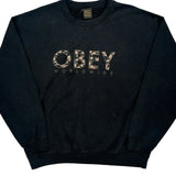Worldwide Obey Sweatshirt - Large Black Cotton