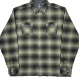 Kuhl Checked Flannel Shirt - XL Black Cotton