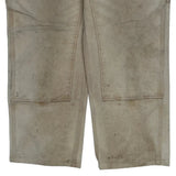 Carhartt Double Knee Carpenter Pants - 36W 29L Beige Cotton