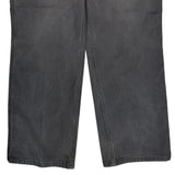 Carhartt Double Knee Carpenter Pants - 36W 32L Gray Cotton