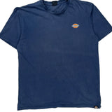 Dickies T-Shirt - 2XL Blue Cotton