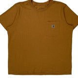 Carhartt T-Shirt - XL Brown Cotton
