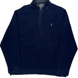 Polo By Ralph Lauren 1/4 Zip - 2XL Navy Cotton