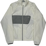 Reebok Windbreaker - Large White Polyester