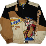 Chocolate Nesquik Jh Designs Graphic Varsity Jacket - 2XL Multicoloured Cotton Blend