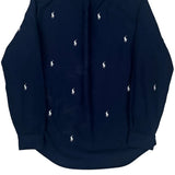 Ralph Lauren Shirt - Medium Navy Cotton