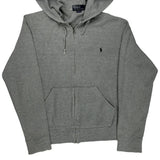 Polo By Ralph Lauren Hoodie - Small Gray Cotton