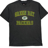 Green Bay Packers N.F.L. Team Apparel T-Shirt - Medium Grey Cotton