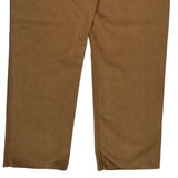Frb229 Brn Carhartt Carpenter Trousers - 38W 32L Brown Cotton
