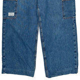 Made In USA Levis Carpenter Cargo Trousers - 36W UK 16 Blue Cotton