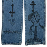 Dickies Jeans - 30W 31L Blue Cotton