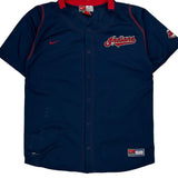 Indians Nike Mlb Jersey - Large Red Polyester