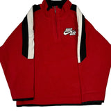 Age 6 Nike 1/4 Zip - Small Red Polyester