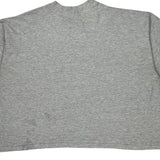 Cropped Unbranded Graphic T-Shirt - XL Gray Cotton