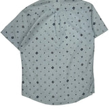 Levis Short Sleeve Shirt - Small Blue Cotton