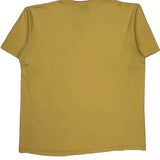 Made In USA Nautica Spellout T-Shirt - XL Yellow Cotton