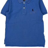 Age 5 Polo By Ralph Lauren Polo Shirt - XS Blue Cotton