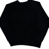 90S Blank Ultra Fleece Sweatshirt - Small Black Cotton Blend