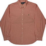 Ralph Lauren Checked Shirt - 2XL Red Cotton