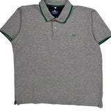 Champion Polo Shirt - Large Grey Cotton