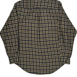 Nautica Checked Shirt - Small Beige Cotton