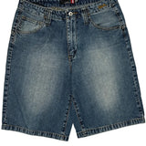 Quiksilver Denim Shorts - 30W 10L Blue Denim