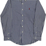 Ralph Lauren Checked Shirt - Medium Blue Cotton