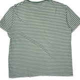 Polo By Ralph Lauren Striped T-Shirt - Large Green Cotton