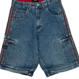 Route 66 Cargo Denim Shorts - 26W US 4 Blue Denim