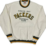 Green Bay Packers Nutmeg Football Sweatshirt - XL Cream Cotton