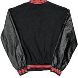 Unbranded Varsity Jacket - Large Black Polyester