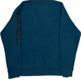 Relaxed Fit Carhartt Spellout Sweatshirt - XL Blue Cotton