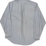 Ralph Lauren Striped Shirt - XL Blue Cotton