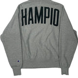 Reverse Weave Champion Spellout Sweatshirt - Small Grey Cotton
