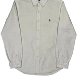 Ralph Lauren Shirt - Medium White Cotton