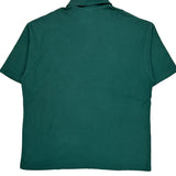 Carhartt Polo Shirt - Large Green Cotton Blend