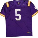 Lsu Tigers Nike Football Jersey - Large Purple Polyester