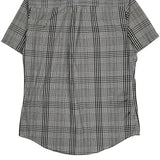 Tommy Hilfiger Checked Short Sleeve Shirt - Small Black & White Cotton