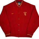 USc Trojans Nike College Varsity Jacket - XL Red Polyester