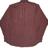 Ralph Lauren Checked Flannel Shirt - XL Green Cotton