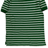 Nike Striped Polo Shirt - Medium Green Cotton