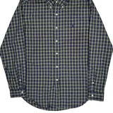 Ralph Lauren Checked Shirt - Large Blue Cotton