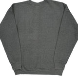 90'S Blank Champion Sweatshirt - Large Grey Cotton Blend