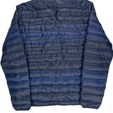 Patagonia Striped Puffer - Medium Blue Polyester