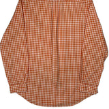 Ralph Lauren Checked Shirt - Large Orange Cotton