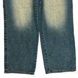 Fusai Wide Leg Jeans - 32W 32L Blue Cotton